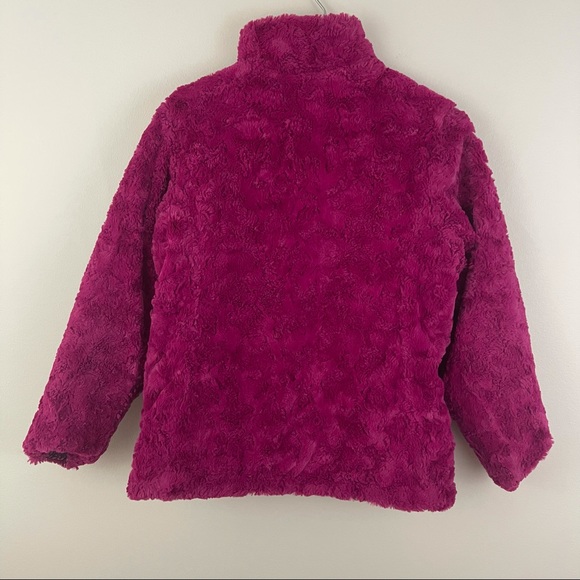 THE NORTH FACE Roxbury Pink Butterfly Camo Reversible Mossbud Swirl Jacket - Picture 11 of 12